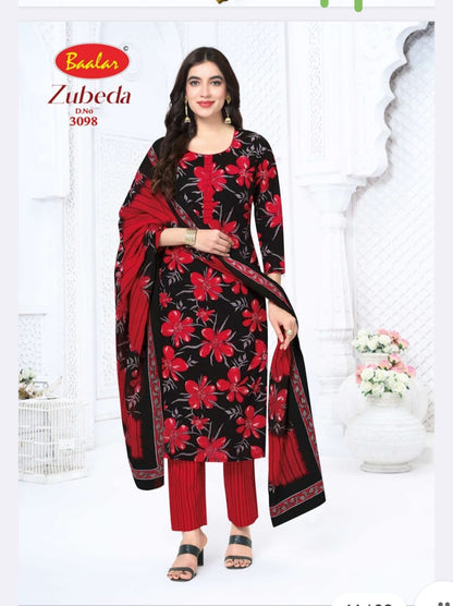 Zubeda Vol 30 Baalar Cotton Dress Material Supplier Ahmedabad