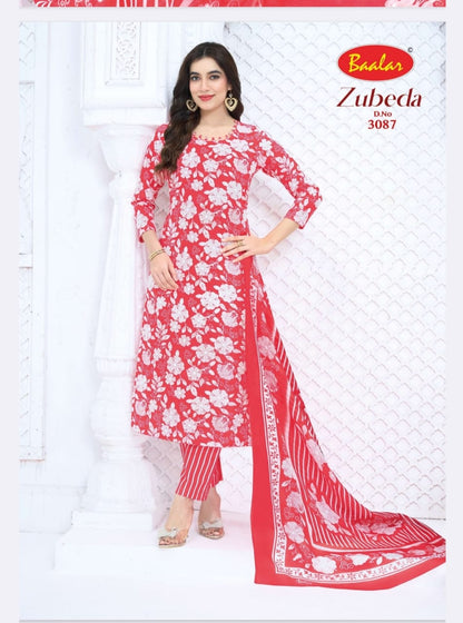 Zubeda Vol 30 Baalar Cotton Dress Material Supplier Ahmedabad