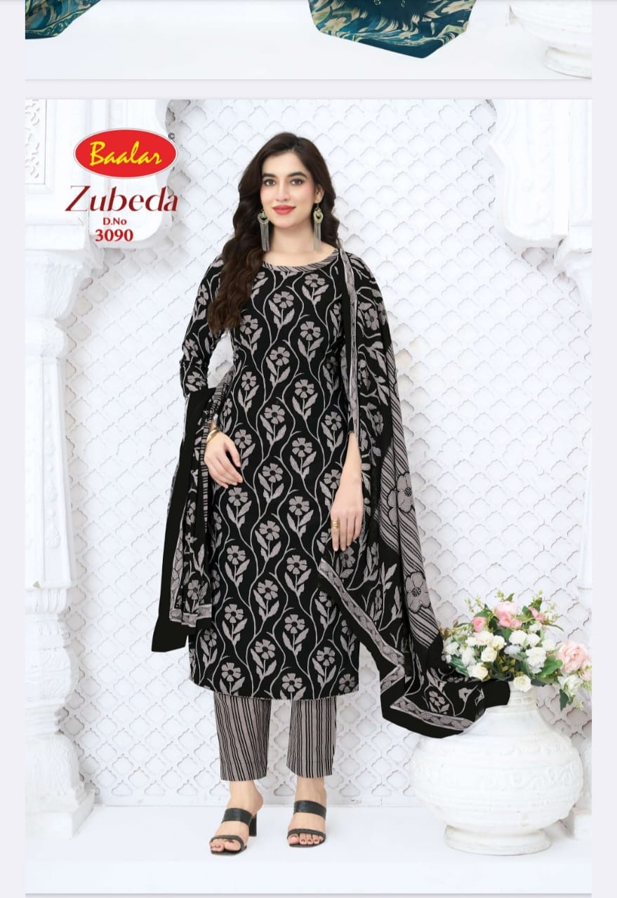 Zubeda Vol 30 Baalar Cotton Dress Material Supplier Ahmedabad