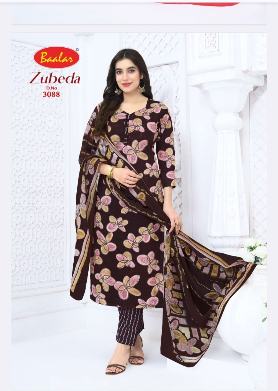Zubeda Vol 30 Baalar Cotton Dress Material Supplier Ahmedabad