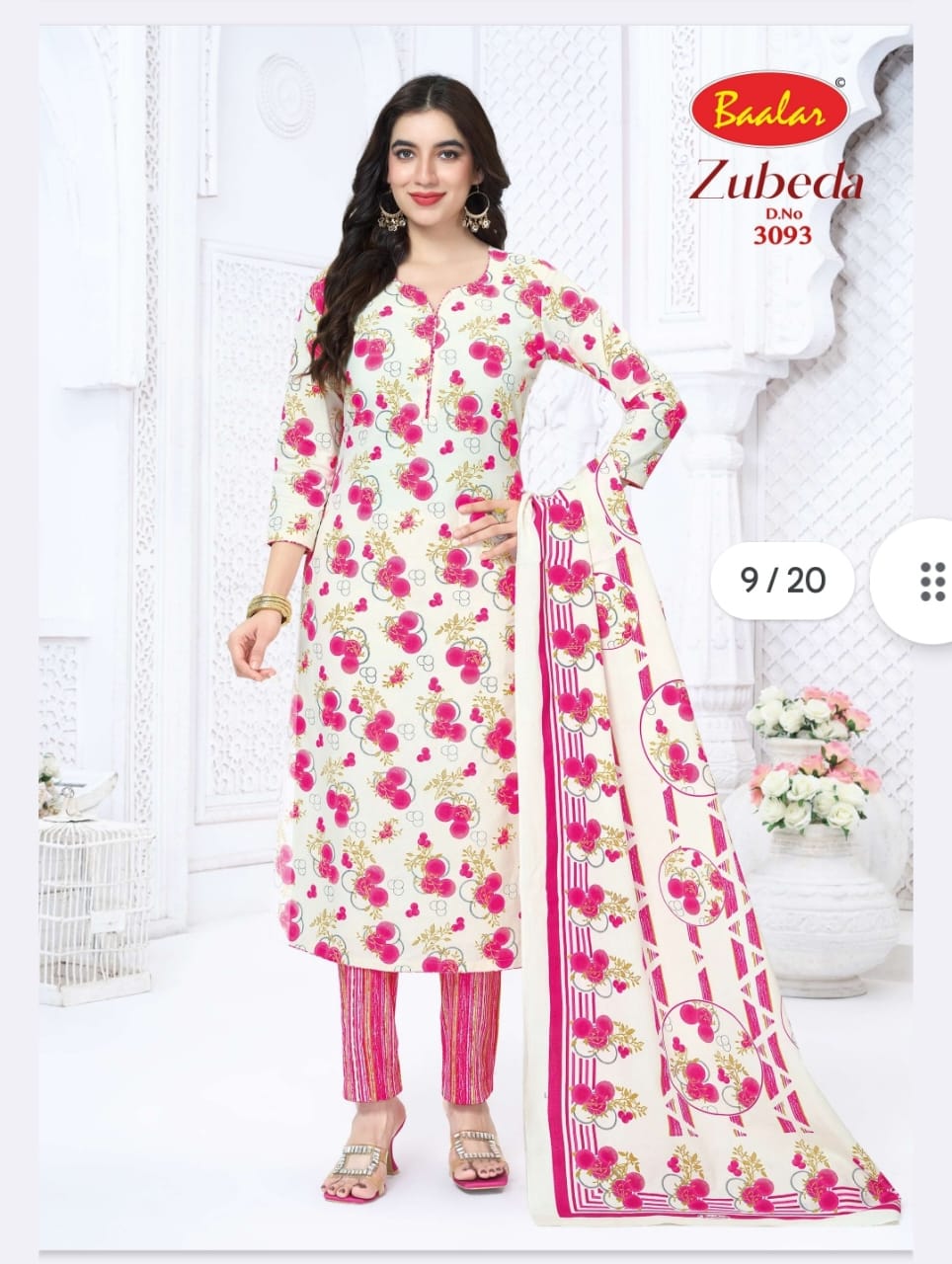 Zubeda Vol 30 Baalar Cotton Dress Material Supplier Ahmedabad