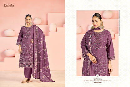 Zubeda Vol 3 Radhika Fashion Azara Lawn Cotton Karachi Salwar Suits Wholesaler Ahmedabad