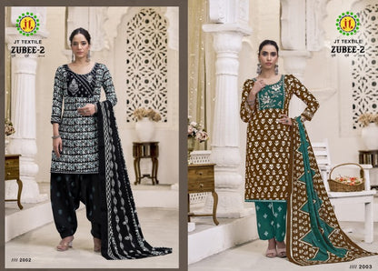 Zubee 2 Jt Slub Plazzo Style Suits Exporter India