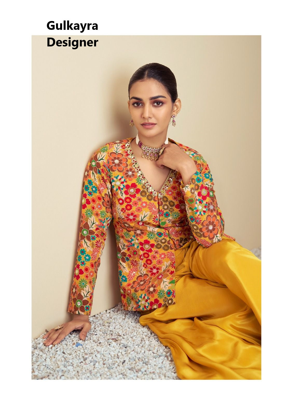 Zulfa Gulkayra Designer Chinon Readymade Suits Wholesaler Ahmedabad
