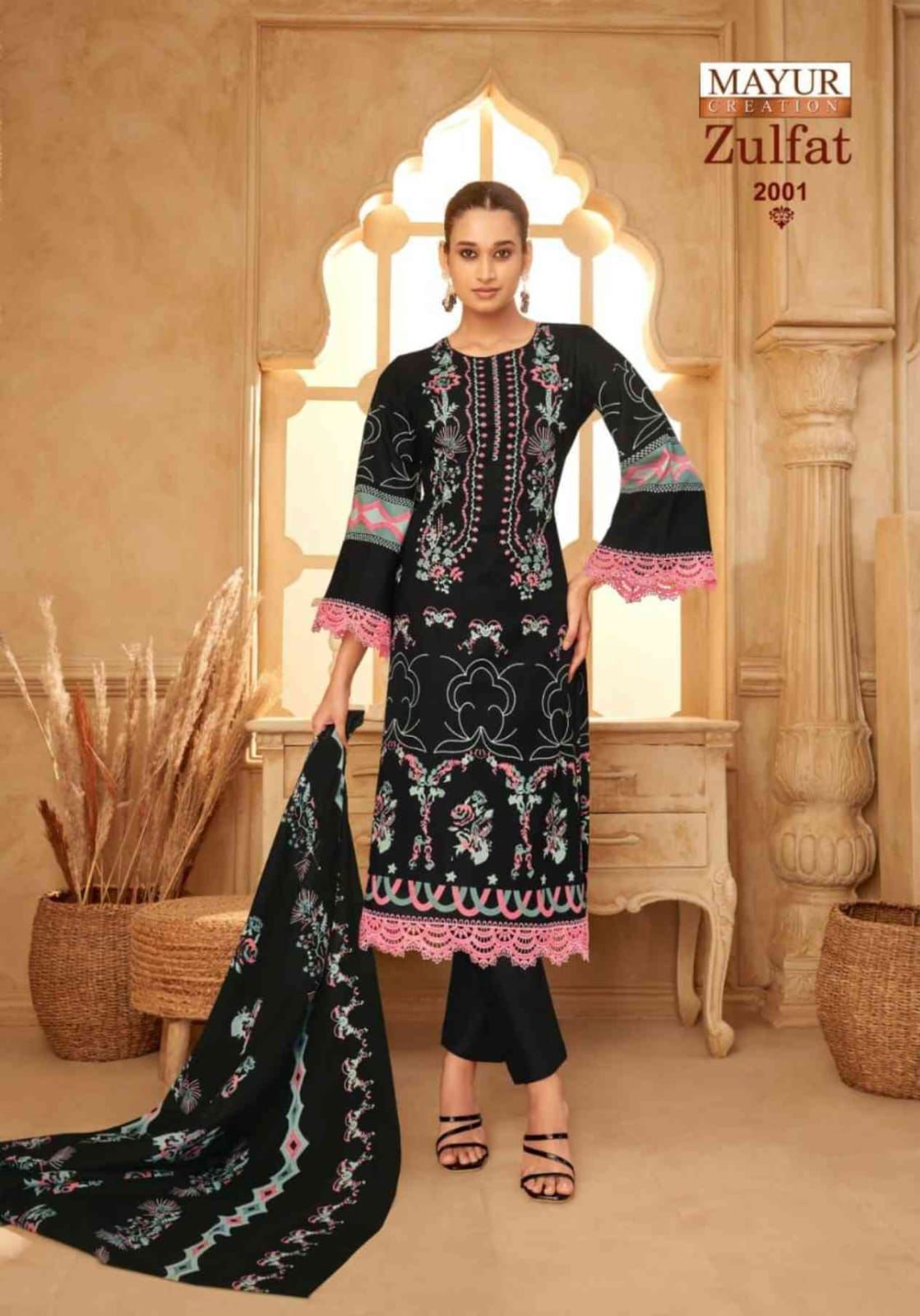 Zulfat Vol 2 Mayur Creation Cotton Karachi Salwar Suits Manufacturer Ahmedabad
