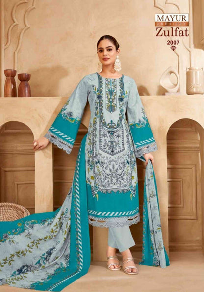 Zulfat Vol 2 Mayur Creation Cotton Karachi Salwar Suits Manufacturer Ahmedabad