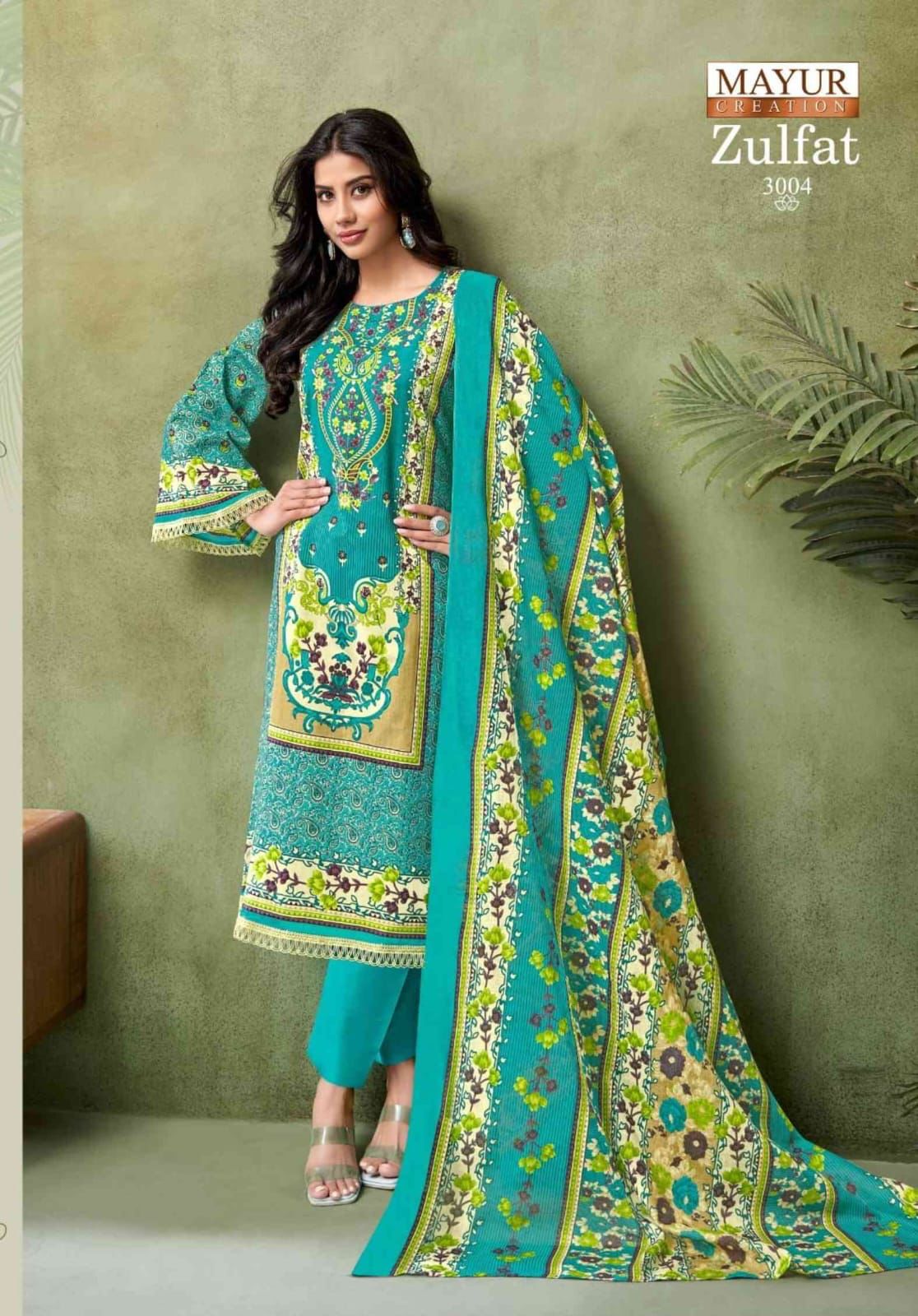 Zulfat Vol 3 Mayur Creation Cotton Karachi Readymade Suits Exporter Gujarat