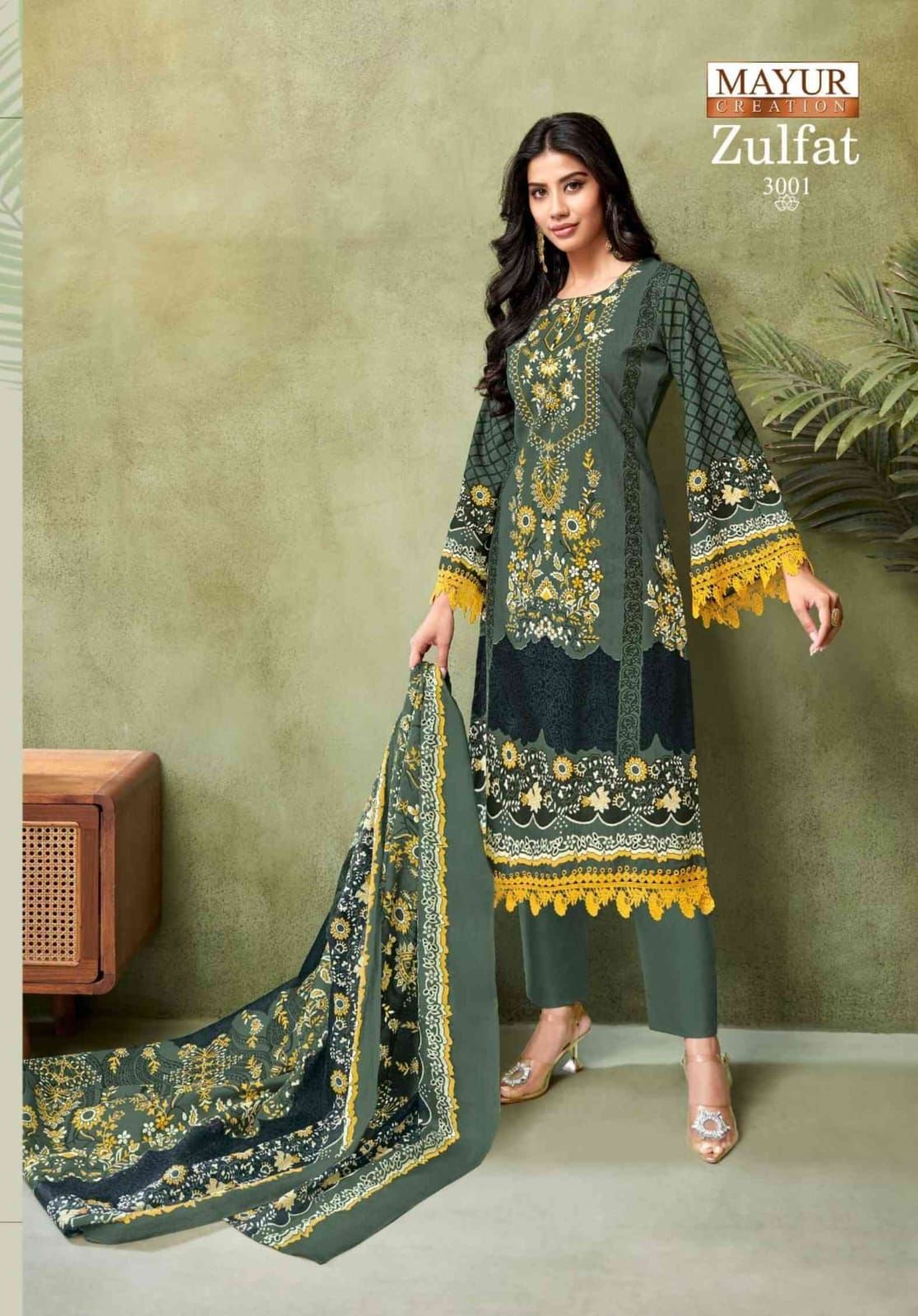 Zulfat Vol 3 Mayur Creation Cotton Karachi Readymade Suits Exporter Gujarat