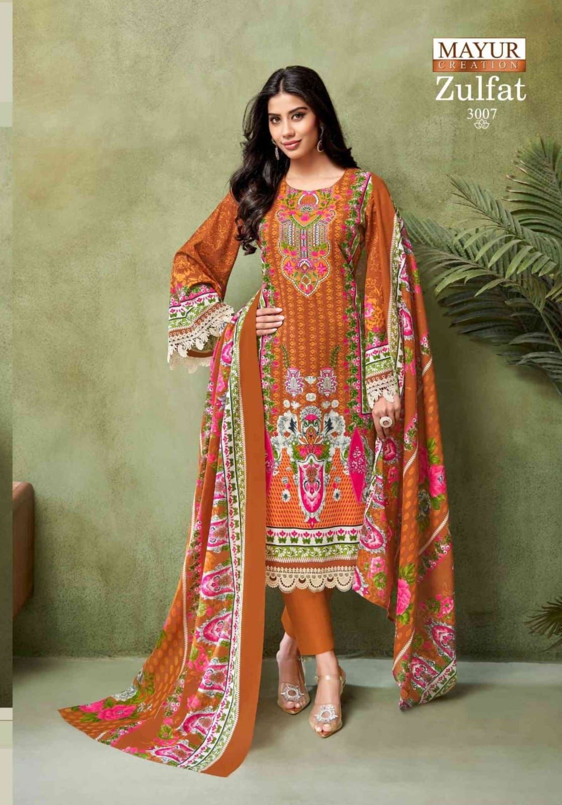 Zulfat Vol 3 Mayur Creation Cotton Karachi Readymade Suits Exporter Gujarat