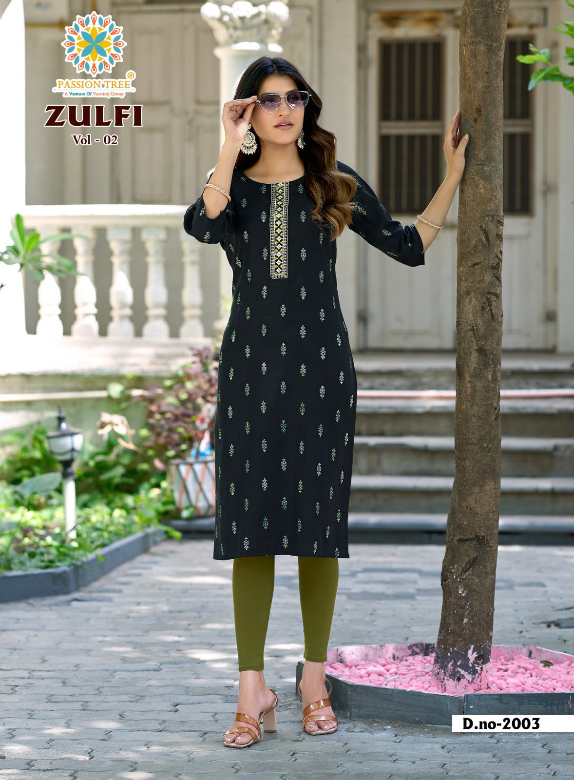 Zulfi Vol 2 Passion Tree Vetican Straight Cut Kurtis Manufacturer