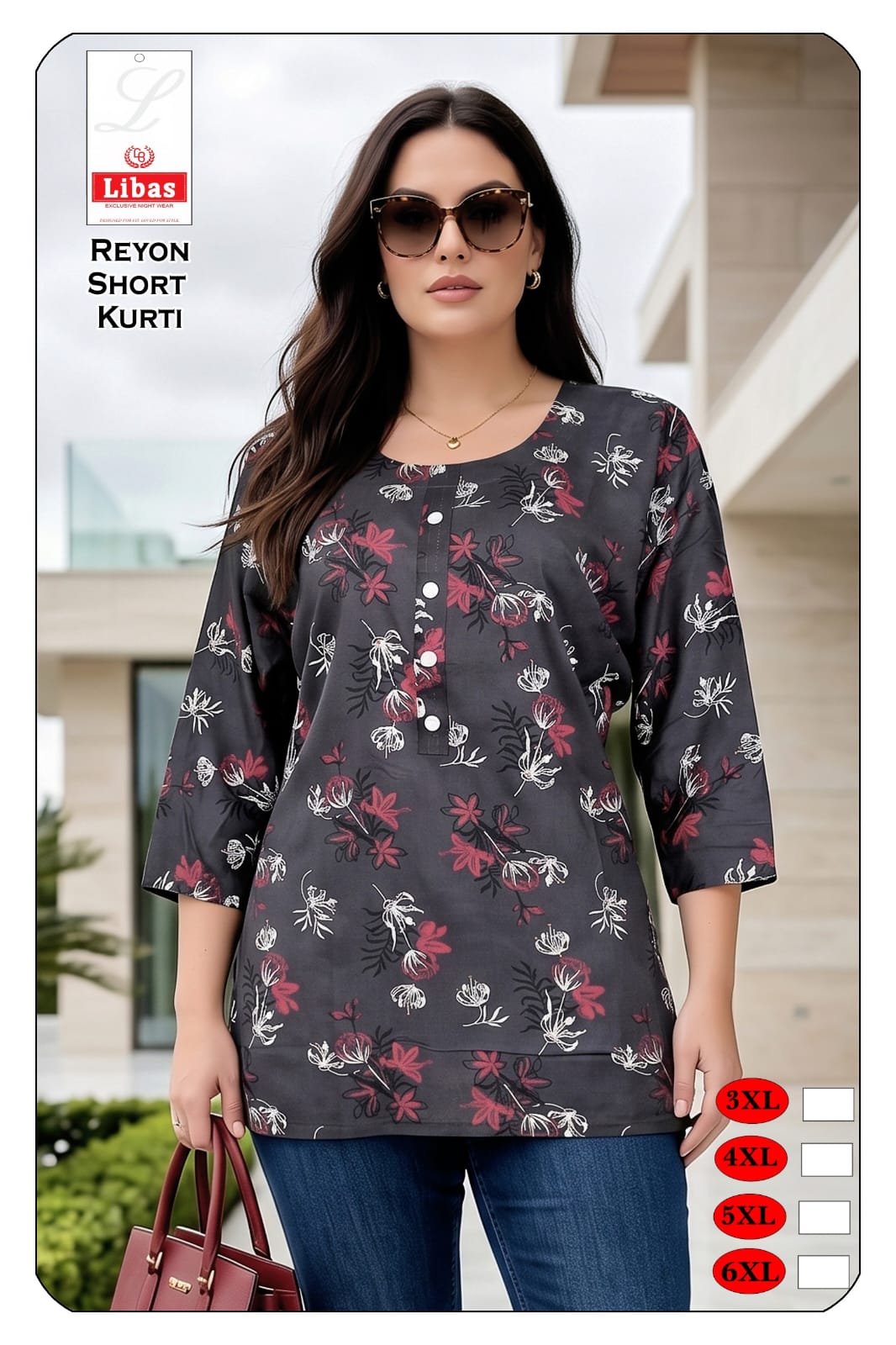 Zumbo Size 2306 Amiti Reyon Short Kurtis Wholesaler India
