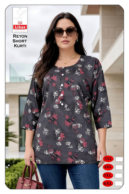 Zumbo Size 2306 Amiti Reyon Short Kurtis Wholesaler India