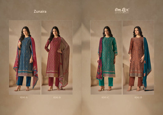 Zunaira Omtex Silk Pant Style Suits Wholesaler Gujarat