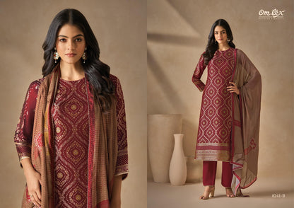 Zunaira Omtex Silk Pant Style Suits Wholesaler Gujarat