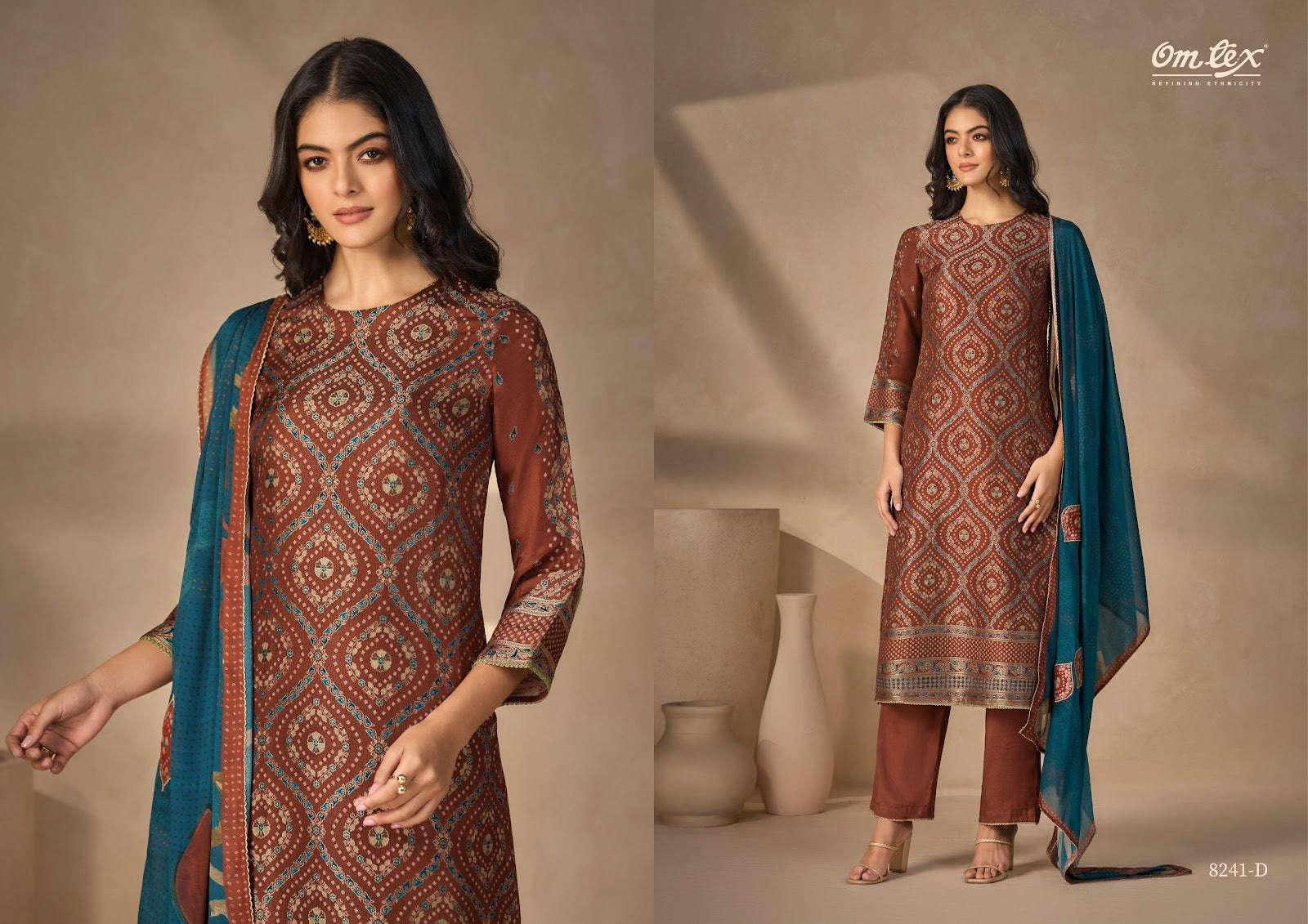 Zunaira Omtex Silk Pant Style Suits Wholesaler Gujarat