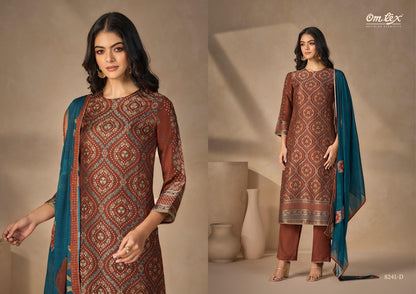 Zunaira Omtex Silk Pant Style Suits Wholesaler Gujarat