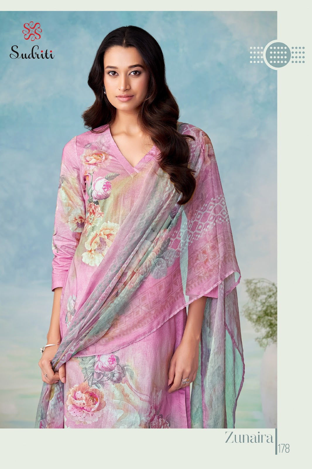 Zunaira Sudriti Sahiba Pure Cotton Pant Style Suits Wholesale