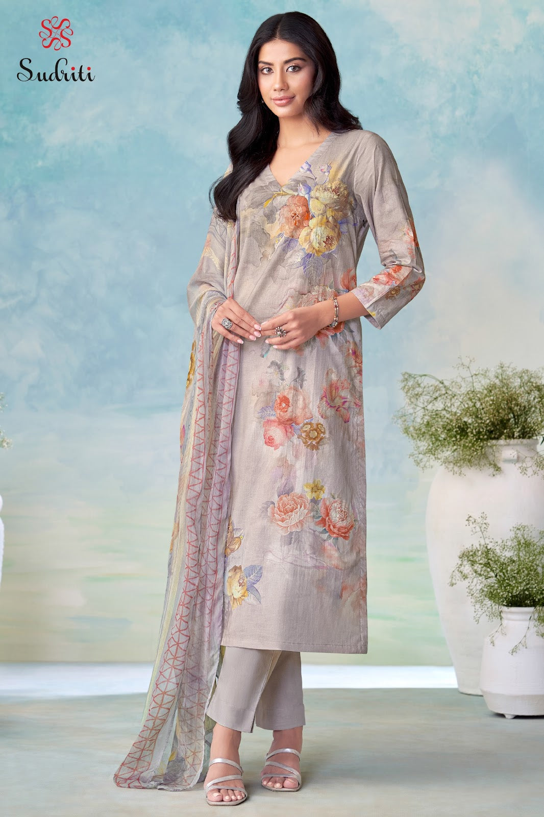 Zunaira Sudriti Sahiba Pure Cotton Pant Style Suits Wholesale