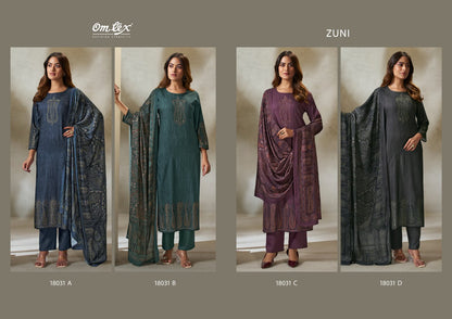 Zuni Omtex Pashmina Suits Wholesale Price