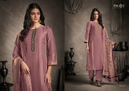 Zunishka Omtex Silk Pant Style Suits Exporter