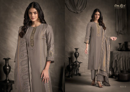Zunishka Omtex Silk Pant Style Suits Exporter