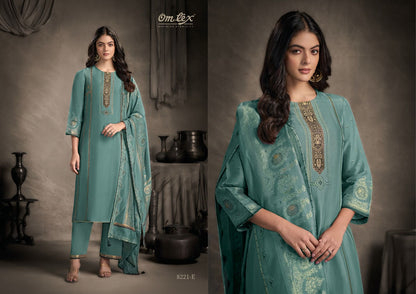 Zunishka Omtex Silk Pant Style Suits Exporter