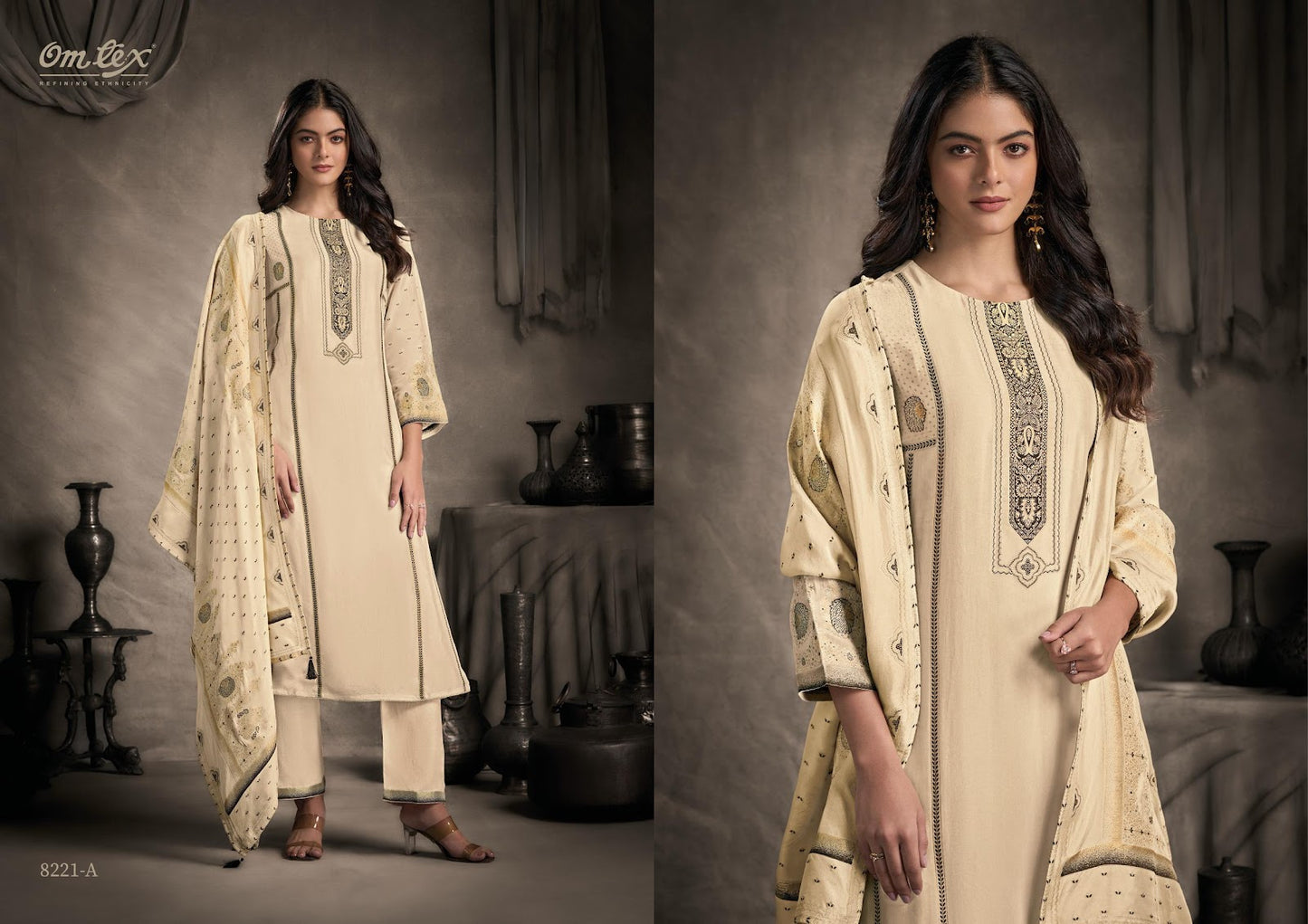 Zunishka Omtex Silk Pant Style Suits Exporter