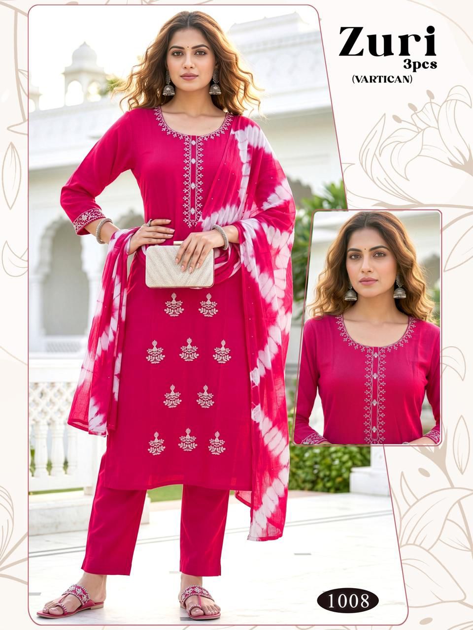 Zuri Malviken Vertican Readymade Pant Style Suits Exporter