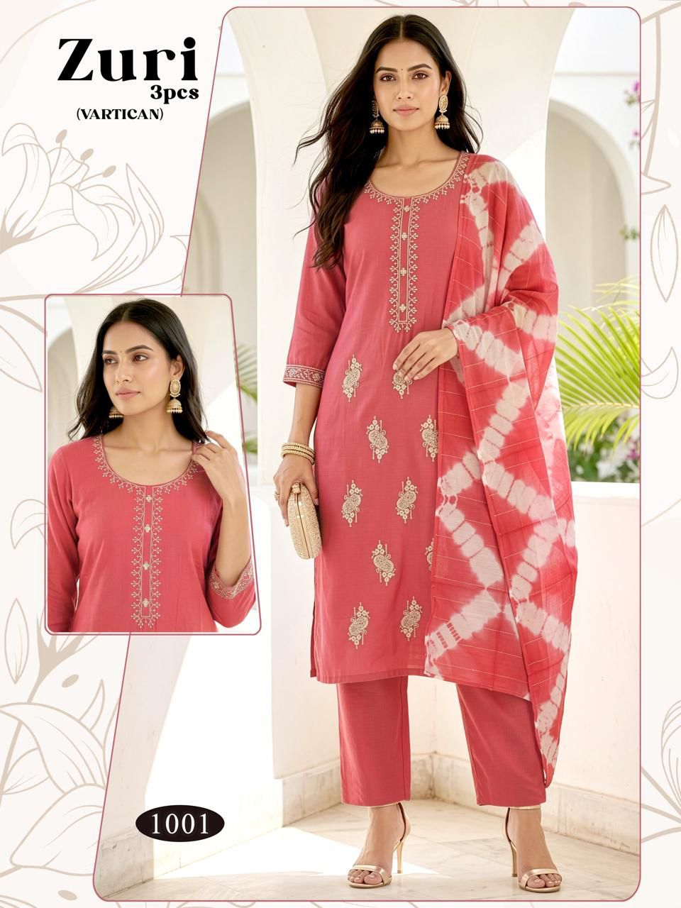 Zuri Malviken Vertican Readymade Pant Style Suits Exporter