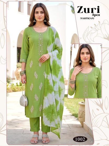 Zuri Malviken Vertican Readymade Pant Style Suits Exporter
