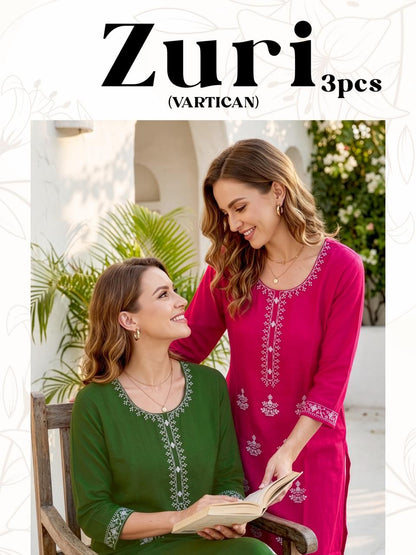 Zuri Malviken Vertican Readymade Pant Style Suits Exporter