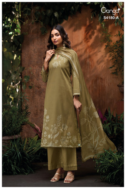 Zyla 4180 Ganga Plazzo Style Suits Wholesale Price