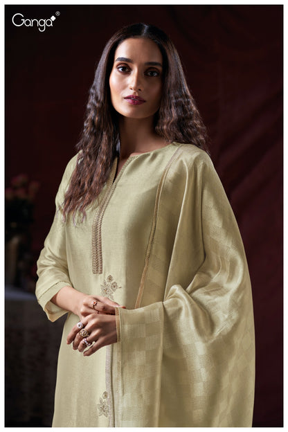 Zylee 3731 Ganga Premium Bemberg Plazzo Style Suits Supplier Ahmedabad