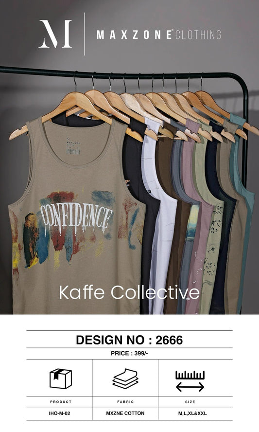 Iho M 002 Dn 2666 Maxzone Clothing Cotton Mens Tank Top Manufacturer Ahmedabad