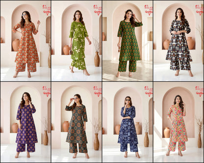 Amelia Balaji Cotton Co Ord Set Supplier India