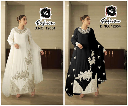 Design 12054 Vs Fashion Faux Georgette Pakistani Readymade Suits Exporter Ahmedabad