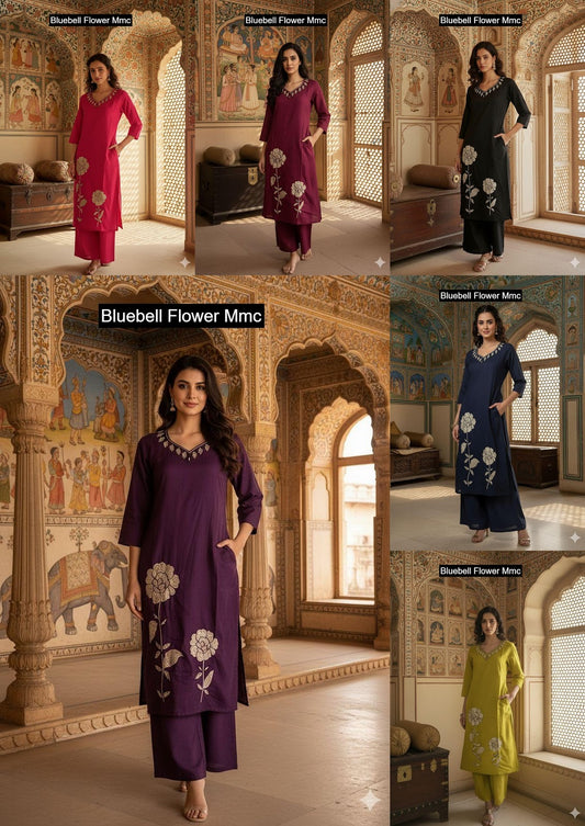 Bluebell Flower Mmc Vatican Co Ord Set Supplier