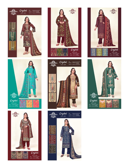 Crystal 2710 Skt Pashmina Suits Supplier Gujarat