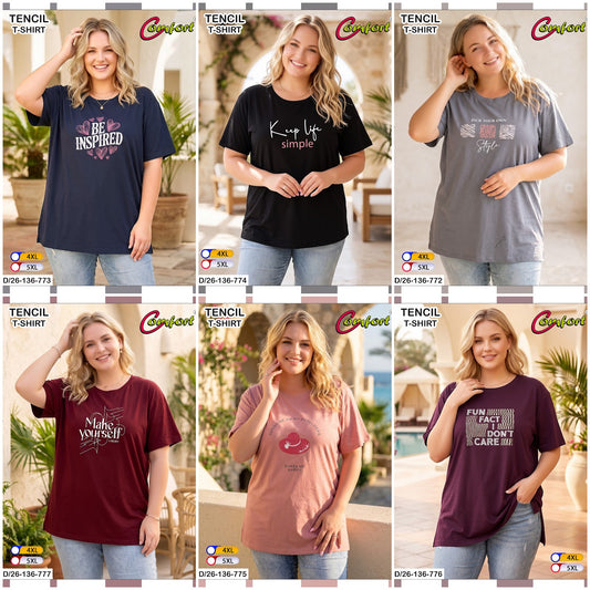 Design 26-136 Comfort Imported Women Tshirt Wholesale Price