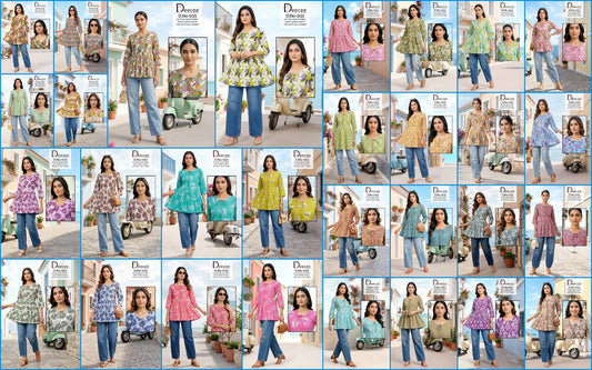 Design 5125 Deecee Cotton Fancy Tops Exporter Gujarat