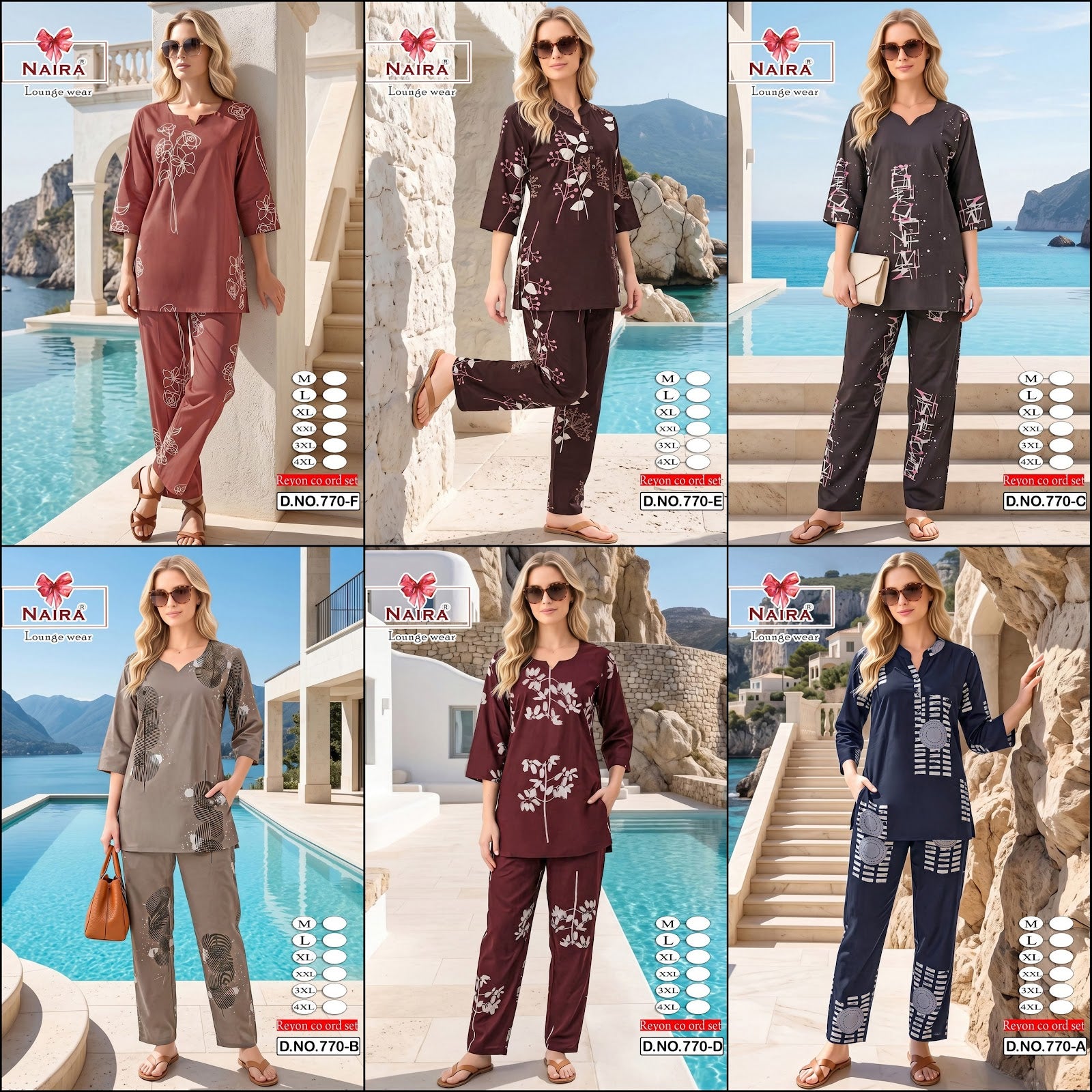 Design 770 Plus Size Kavyansika Rayon 22Kg Co Ord Set Supplier Ahmedabad