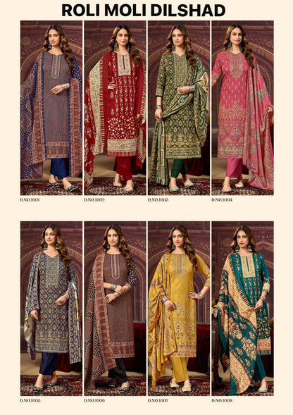 Dilshad Roli Moli Pashmina Suits Manufacturer Ahmedabad