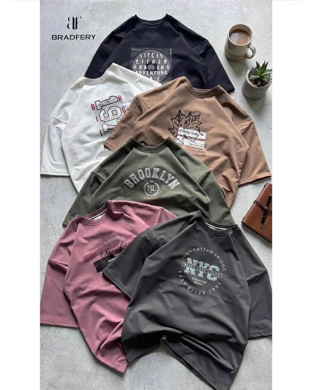 Fc 1411 Bradfery Cotton Looper Mens Tshirts Supplier Ahmedabad