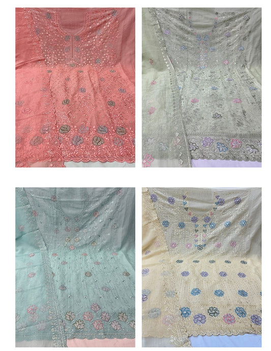 Fruity Nayandeep Silk Salwar Suits Exporter India