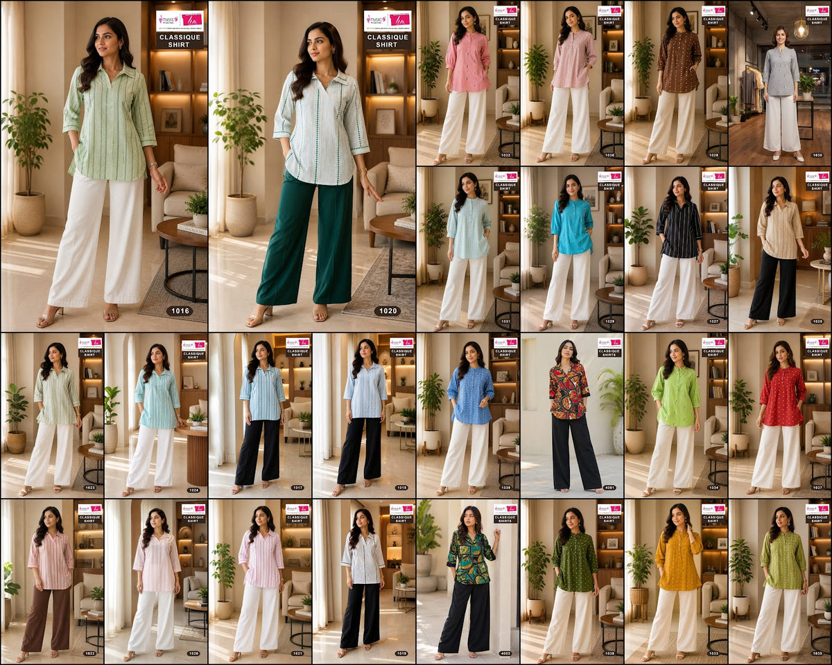 Handloom Cotton Mystic 9 Short Kurtis Wholesale