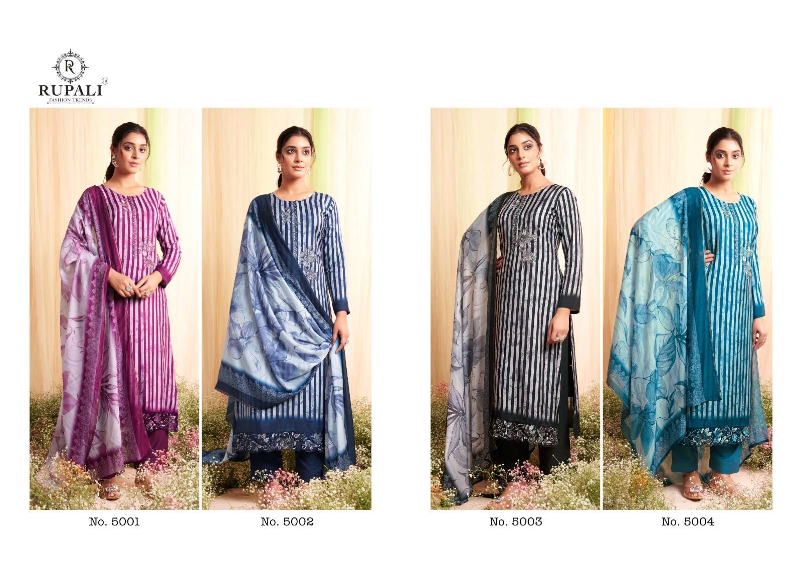 Jhilmill Rupali Viscose Muslin Pant Style Suits Manufacturer Ahmedabad