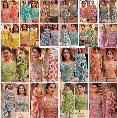 Kirti Infinity Capsule Readymade Pant Style Suits Exporter Ahmedabad