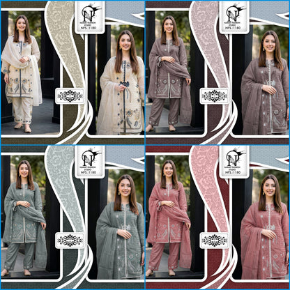 Nfs 1180 Naimat Fashion Studio Pakistani Readymade Suits Wholesale Price