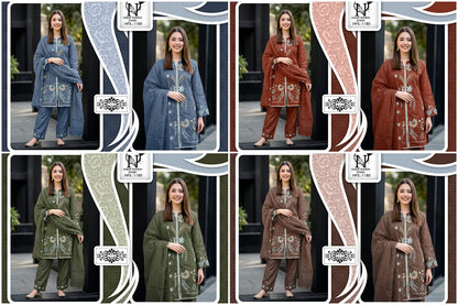 Nfs 1180 New Colors 2 Naimat Fashion Studio Pakistani Readymade Suits Supplier Gujarat