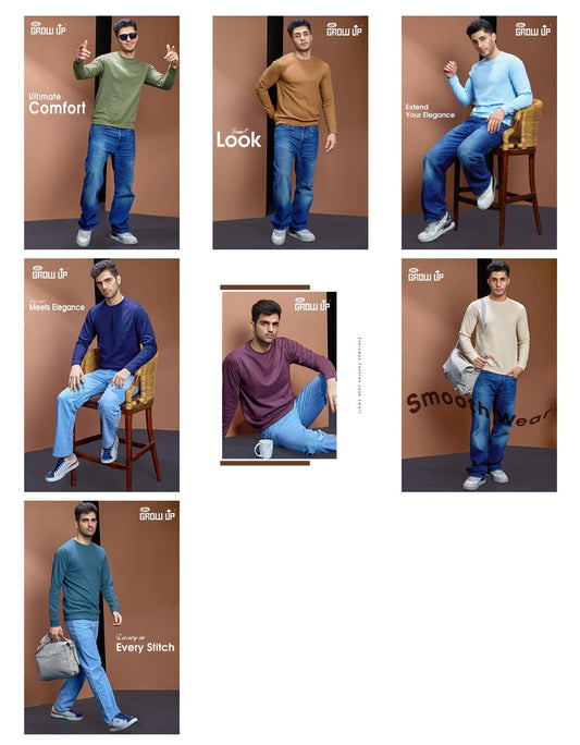 R 1115 Growup Knit Mens Tshirts Manufacturer Gujarat